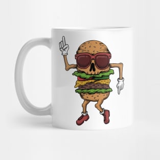 Skull Burger dancing Mug